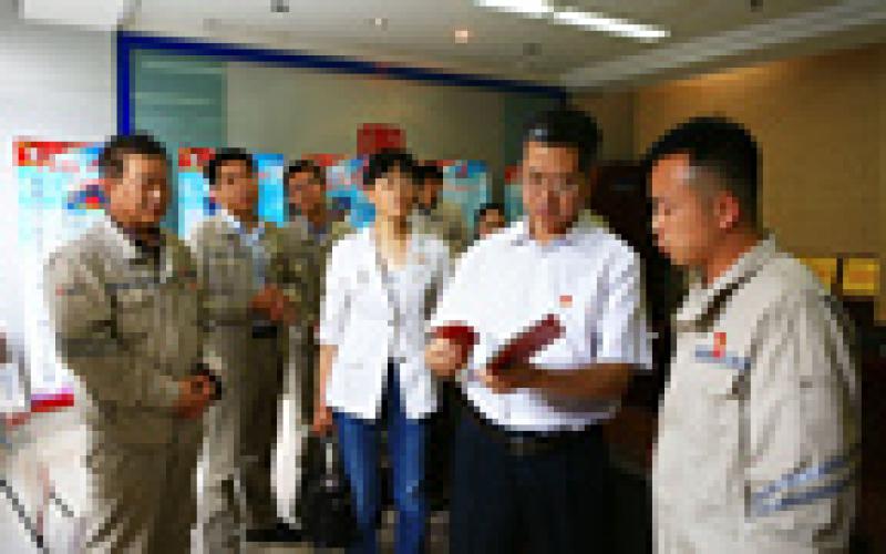 全國人大常委會副委員長王晨到灞橋熱電廠檢查大氣污染防治法實施情況