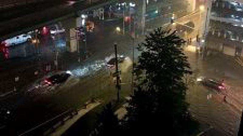 多倫多因洪水引發(fā)嚴重停電