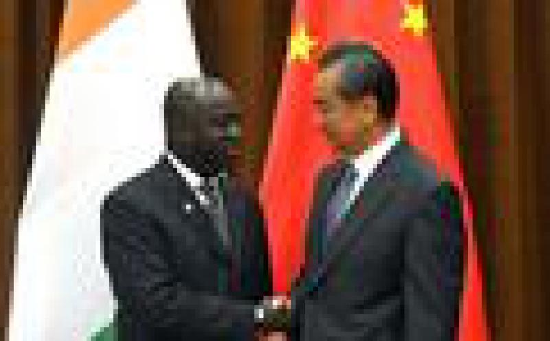 王毅會(huì)見科特迪瓦外長(zhǎng)塔諾 將共建“一帶一路”