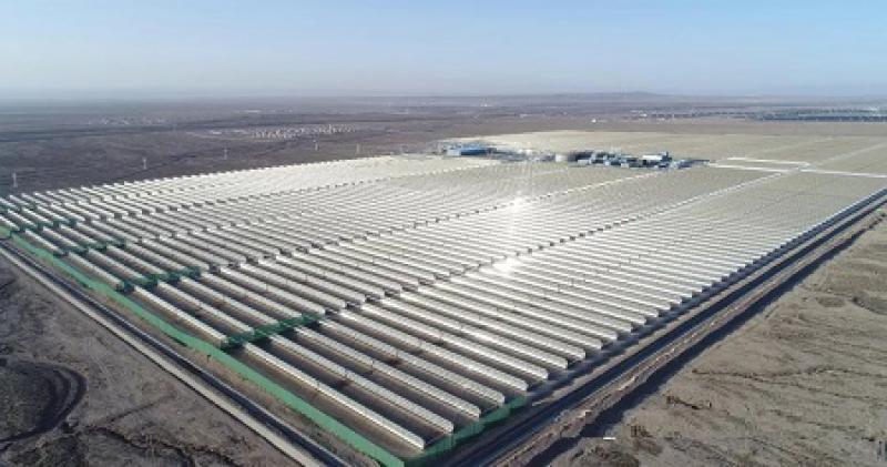 中廣核德令哈50MW槽式光熱發(fā)電項目進(jìn)入聯(lián)合調(diào)試階段