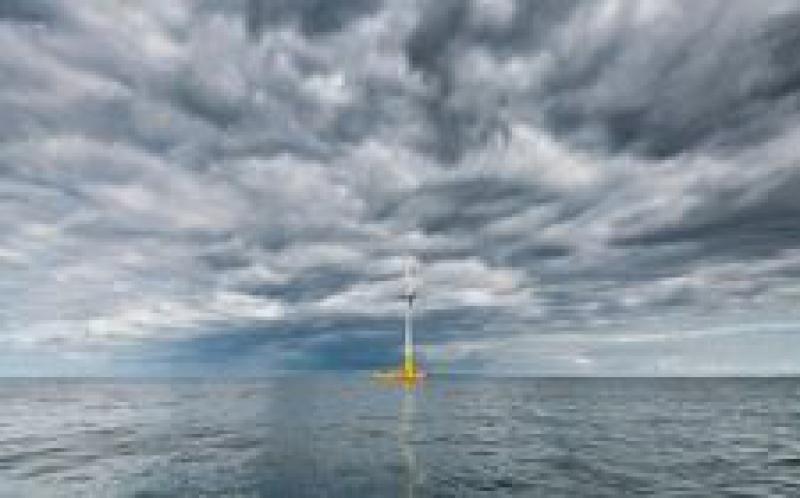 法國第一臺漂浮式海上風力發(fā)電機上線