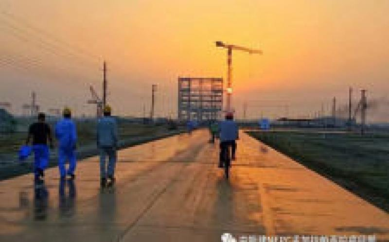 孟加拉國總理到中國能建北方建投東電一公司EPC總承包的孟加拉最大的燃煤電站項目視察。