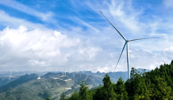 貴州水城區(qū)老虎梁子風(fēng)電場項目全容量并網(wǎng)發(fā)電