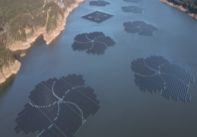 韓國安東市臨河大壩漂浮式光伏電站投運