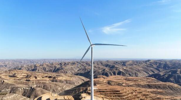 國能陜西新能源公司陜西佳縣5萬千瓦風(fēng)電項目首臺風(fēng)機并網(wǎng)發(fā)電