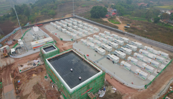 內(nèi)江經(jīng)開(kāi)區(qū)100兆瓦/200兆瓦時(shí)釩鋰儲(chǔ)能電站并網(wǎng)投運(yùn)