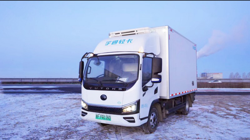 低溫+高海拔！未勢能源聯(lián)合宇通輕卡，完成極端復雜工況測試驗證
